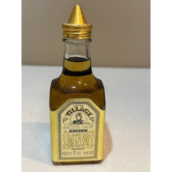 Vintage Genuine Village Amber Lace Dispersing Bath Oil Treatment 148 ml - Picture 1 of 2